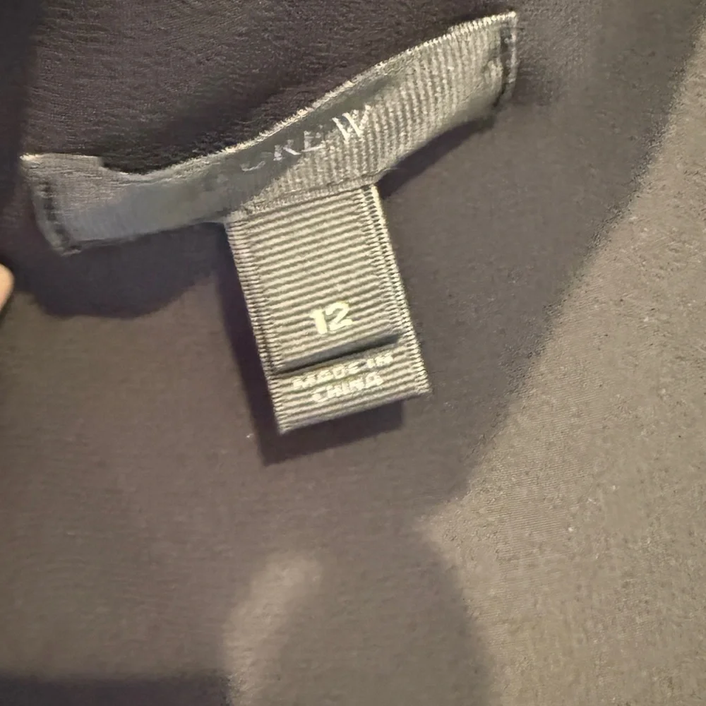 J CREW DROP WAIST SCOOP NECK LONG SLEEVED LINED DRESS 12 - Picture 5 of 7